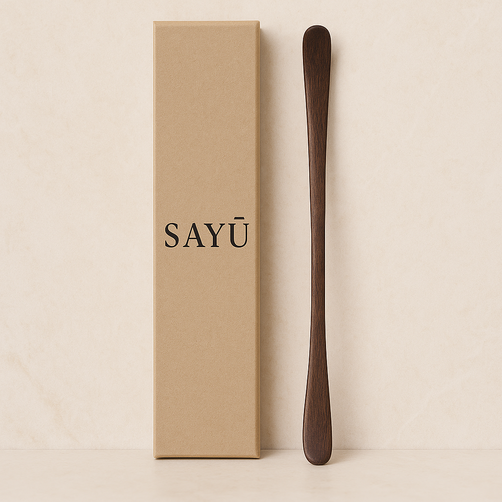 Matcha scoop bamboo